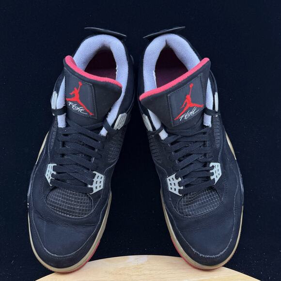 Air Jordan 4 Retro Bred 2012 308497 089 Black/Cement Grey/Fire Red Size 11.5 main image 8